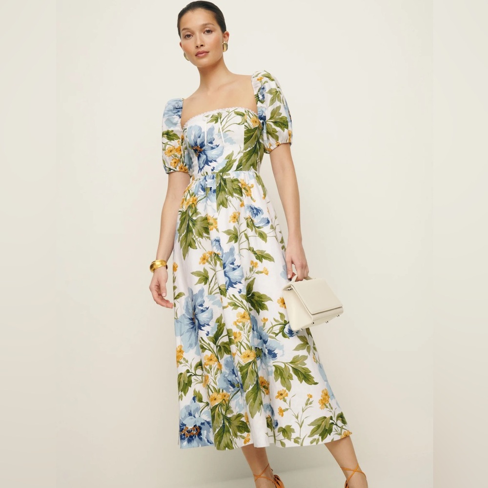 Reformation Botanist linen dress